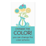 cookie cupcake bouquet baking business cards 2