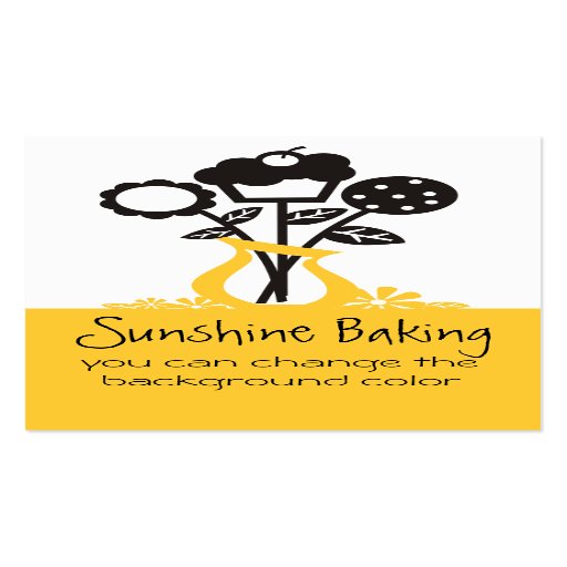 cookie cupcake bouquet baking business cards 4