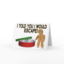 Cookie Escape Greeting Cards