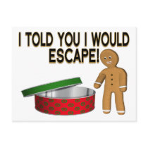 Cookie Escape Postcard