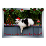 Cookie Loving Cat Business Card Templates