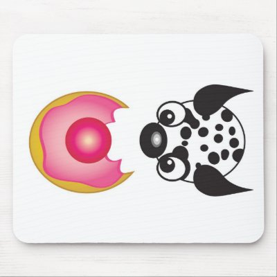 Cookie Muncher Mouse Pad by Edeedee