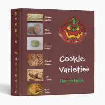 Cookie Varieties Vinyl Binders