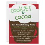 Cookies and Cocoa Holiday Party Invitation