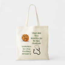 Cookies and doctors tote bag