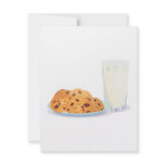 cookies and milk personalized invitations