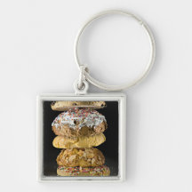 Cookies in a stack keychain