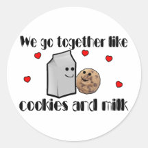 Cookies & Milk Love Sticker