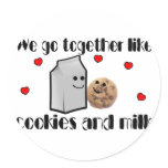 Cookies & Milk Sticker