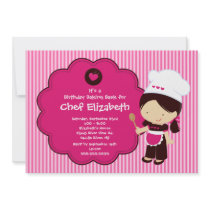 Cooking Baking Birthday Party Invitation