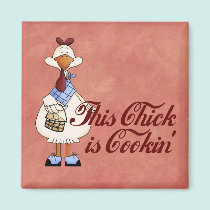 Cooking Chick magnets
