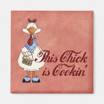 Cooking Chick Refrigerator Magnets