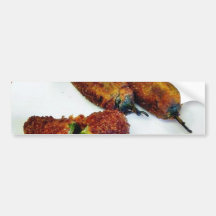 Cooking Food Stuffed Jalapenos Peppers Bumper Sticker
