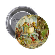 Cooking In The Gnome Kitchen Pinback Buttons