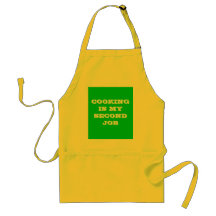 COOKING IS MY SECOND JOB APRON