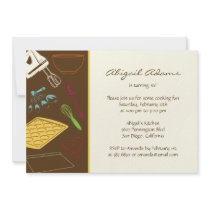 Cooking Party - Birthday Party Invitation