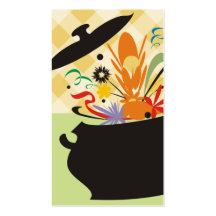 cooking pot flavour burst chef catering business c business cards
