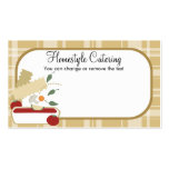 Cooking vegetarian vegetable lasagna food busin... business card