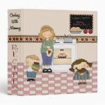 Cooking With Mommy Recipe Notebook Vinyl Binder