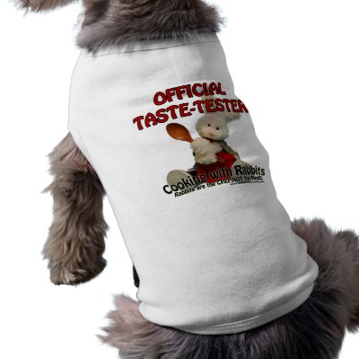 Cooking with Rabbits - Pet Shirt by zackrabbit