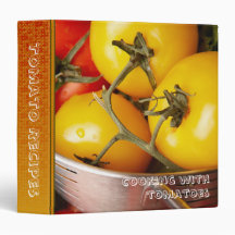 Cooking with tomato recipes 1.5" avery binder