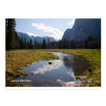 Cooks Meadow April Yosemite California Products Postcard