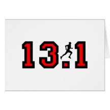Cool 13.1 half marathon card