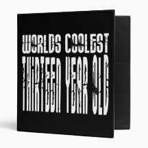 Cool 13th Birthdays Worlds Coolest Thirteen Year Binder