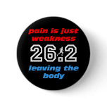 Cool 26.2 marathon pin