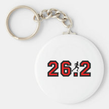 Cool 26.2 marathon key chain