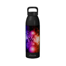 Cool Abstract Colourful Vector Reusable Water Bottles