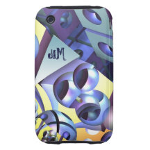 Cool Abstract iPhone 3 3G/3GS case-mate with name iPhone 3 Tough Case
