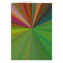 Cool Abstract Rays Card