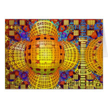 Cool abstract Thank You card