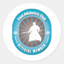 Cool Aikidoists Club Sticker