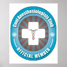 Cool Anesthesiologists Club Posters
