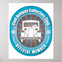 Cool Antique Collectors Club Poster