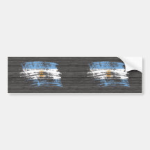 Cool Argentinean flag design Bumper Sticker
