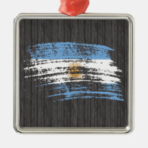 Cool Argentinean flag design Ornaments