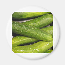 cool As A cucumber Refrigerator Magnet
