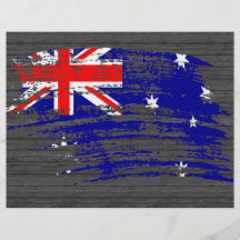 Cool Australian flag design Flyer