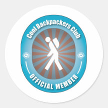 Cool Backpackers Club Sticker