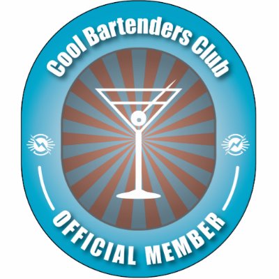 Cool Bartenders Club Cut Outs by busybees