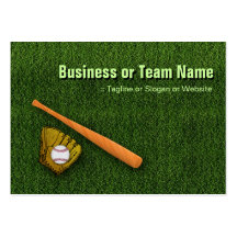 Cool Baseball Equipment  - Baseball Bat Gloves Business Card