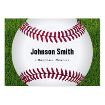 Cool Baseball Softball Coach Player Trainer Staff Business Cards