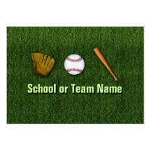 Cool Baseball Team - Coach Player Trainer Staff Business Card