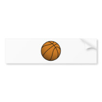 Cool Basketball and Custom Sports B Ball Bumper Stickers