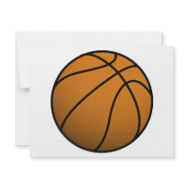 Cool Basketball and Custom Sports B Ball Personalized Announcements