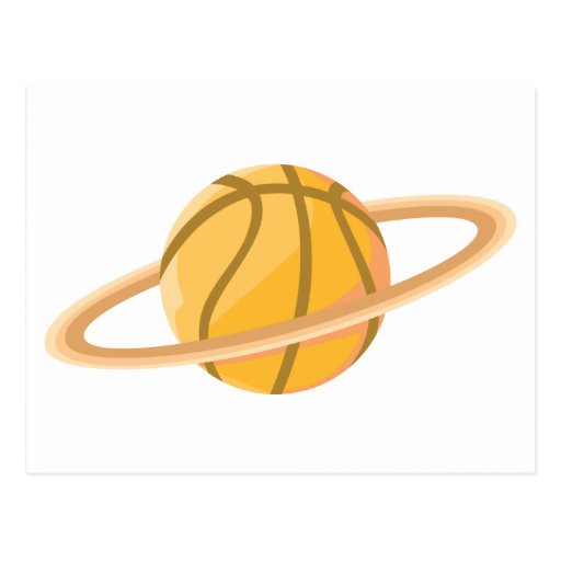 Cool Basketball Icon Logo Shirt Post Cards