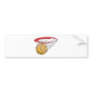Cool Basketball Shoot in Ring Net Shirt Bumper Sticker
